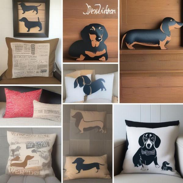 Weiner Dog Stencil Projects