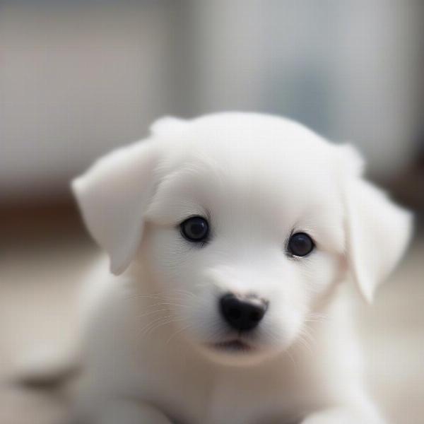 White Puppy Dream New Beginnings