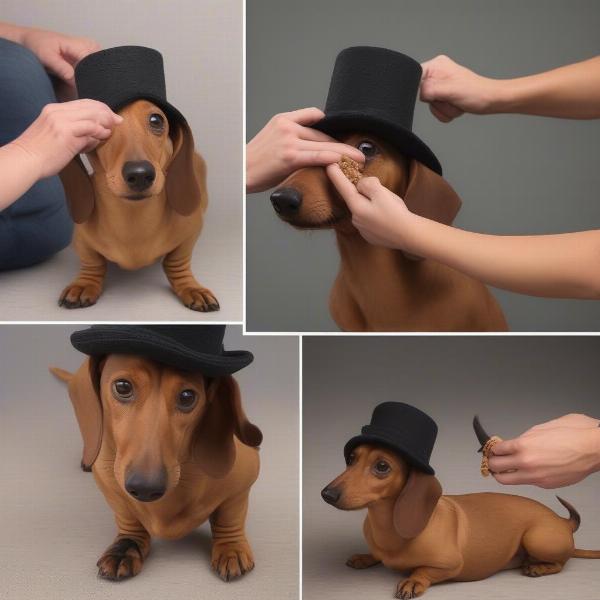 Training a Dachshund to Wear a Hat