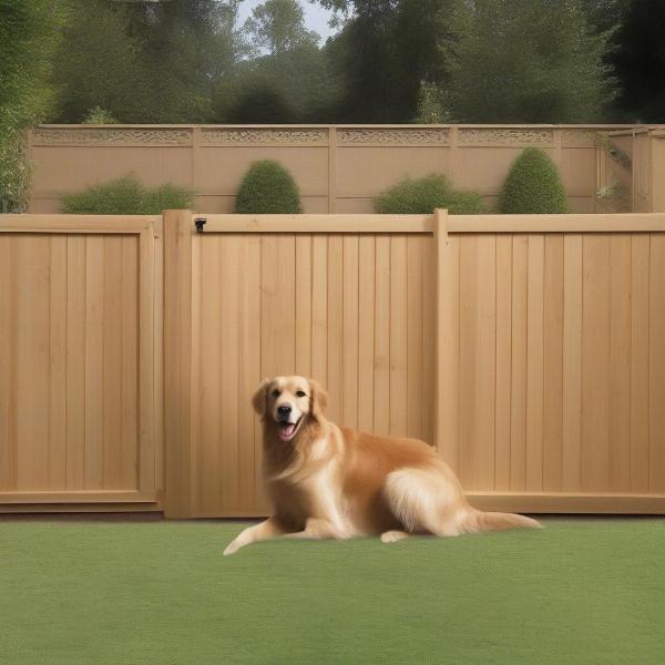 Wooden Dog Fence Ideas for Backyard