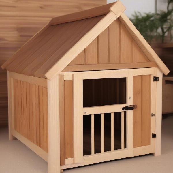 Wooden Dog Kennel Craftsmanship