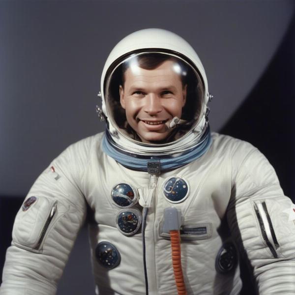 Yuri Gagarin, the first human in space