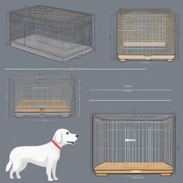 48 Inch Dog Cage Dimensions: Length, Width, and Height Illustrated