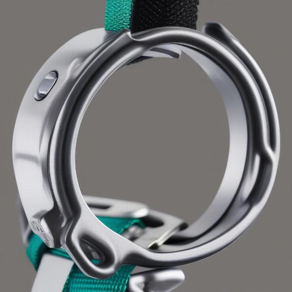 Close-up of an Alu Max dog collar