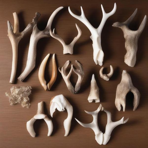 Various Antler Chews for Dogs