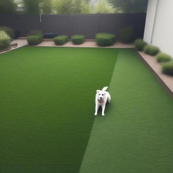 Artificial turf for dogs