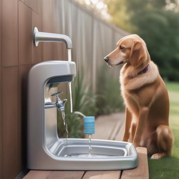 Outdoor Automatic Water Dispenser for Dogs