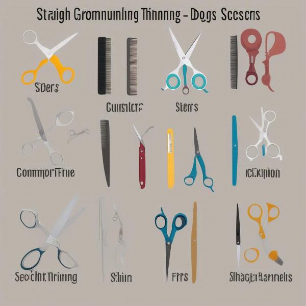 Different Types of Dog Grooming Scissors for Various Grooming Needs