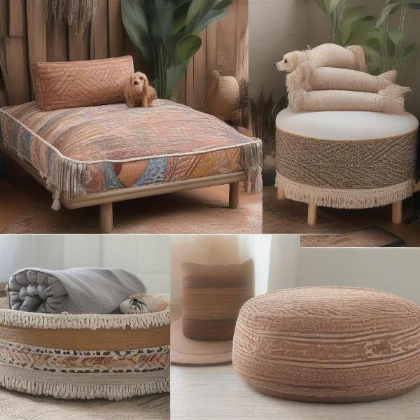 Boho dog bed styles