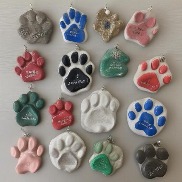 Personalizing Your Dog Paw Print Clay Keepsake