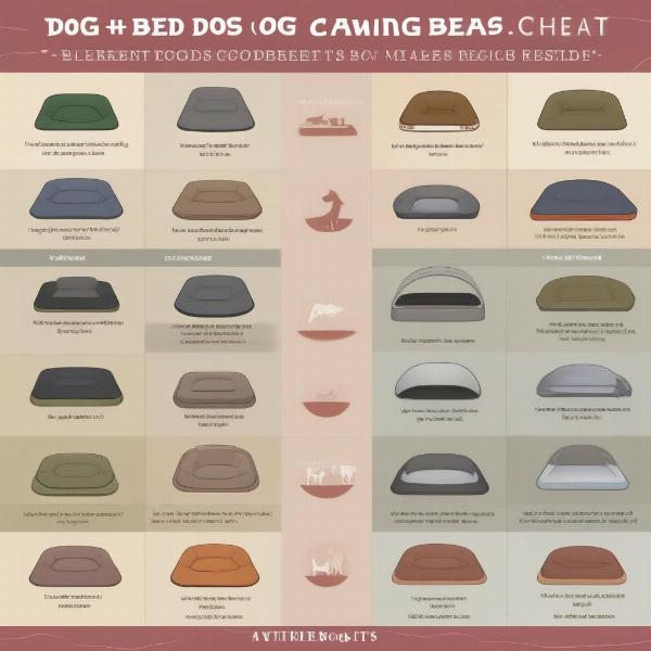 Types of camping dog beds