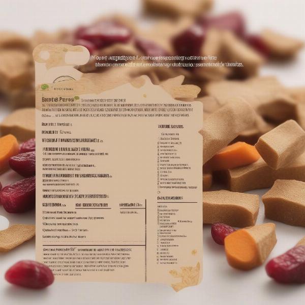 Caru Dog Treat Ingredients