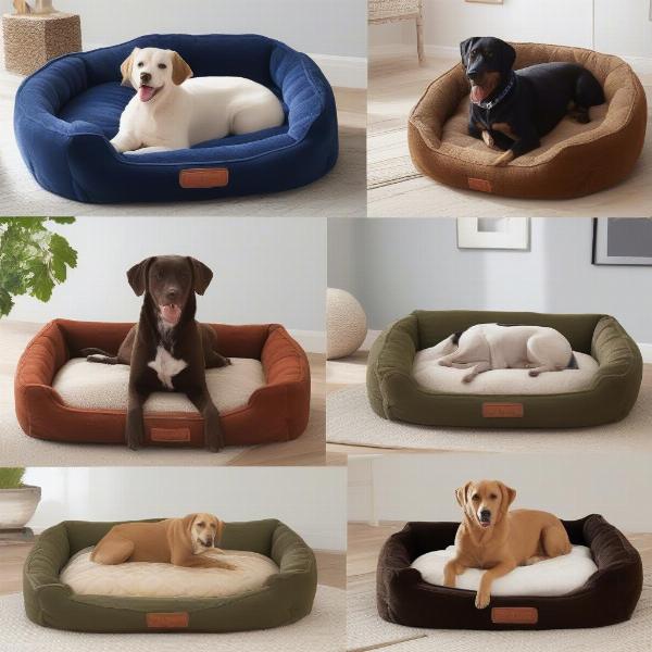 Chesterfield dog beds in various sizes