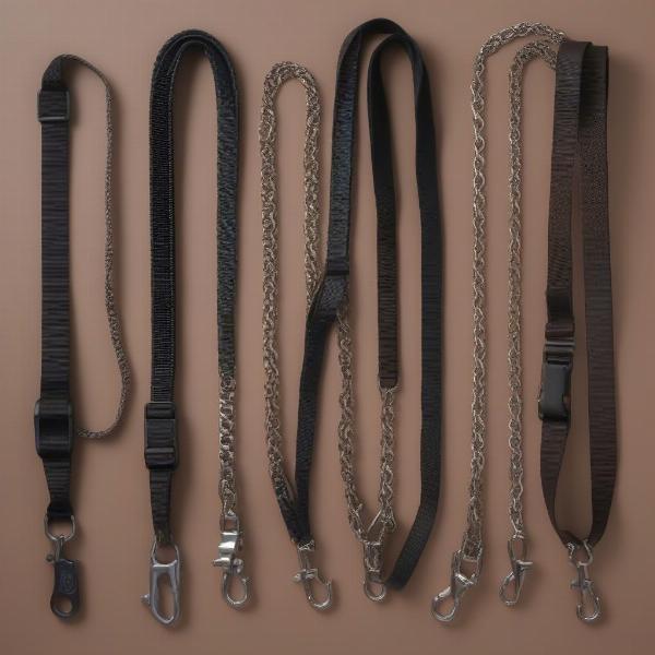 Different Chew Proof Dog Leash Materials