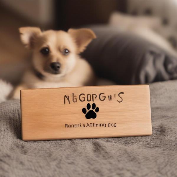 Choosing a Wooden Dog Sign for Your Dog