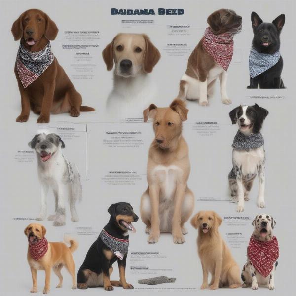 Choosing the right bandana size and material for your dog