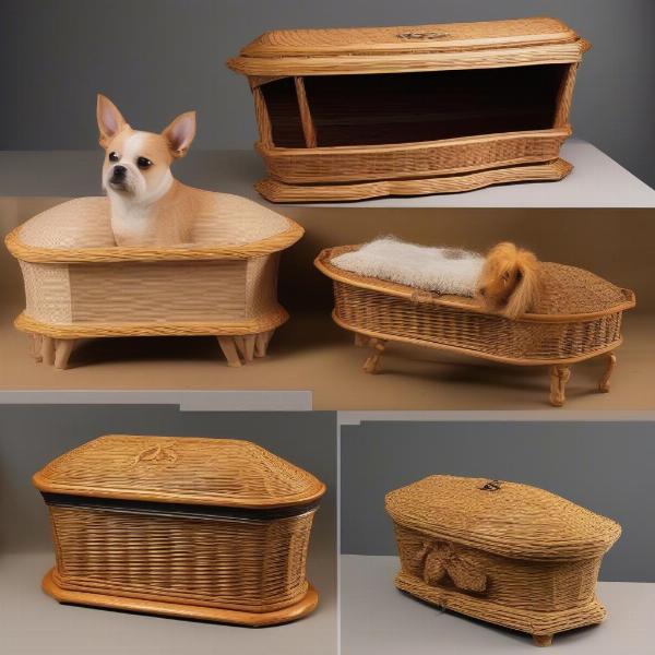 Choosing a coffin for a small dog