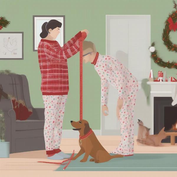 Choosing the Right Size Christmas Pajamas for Your Dog