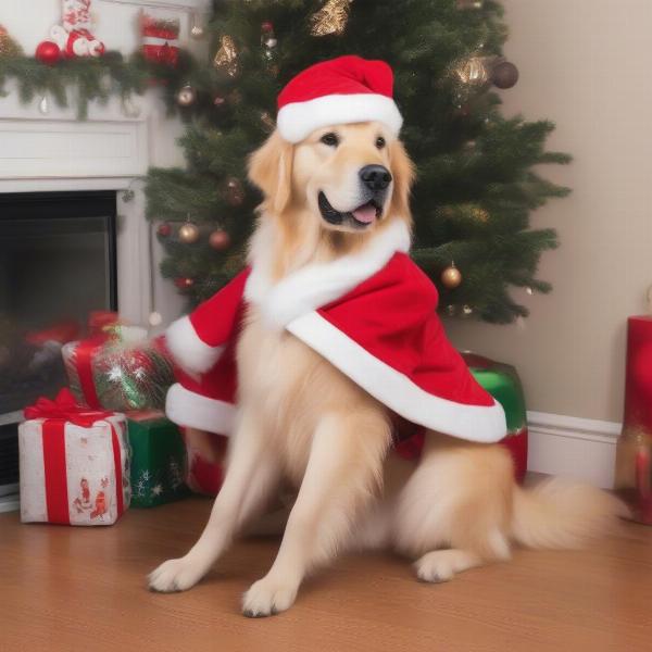 Choosing Christmas Outfits for Large Dogs