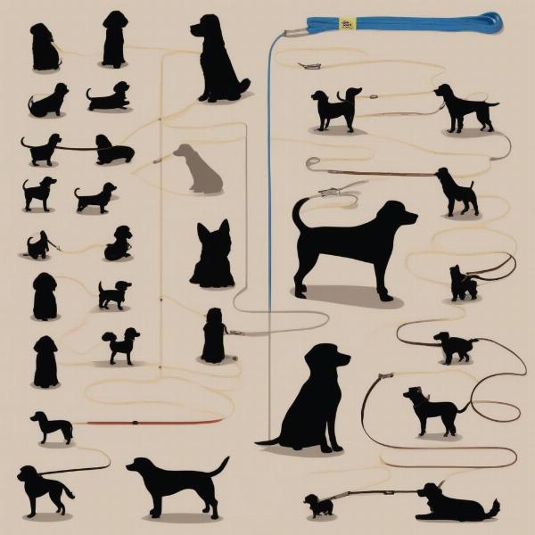 Choosing the right double ended lead based on dog size and activity