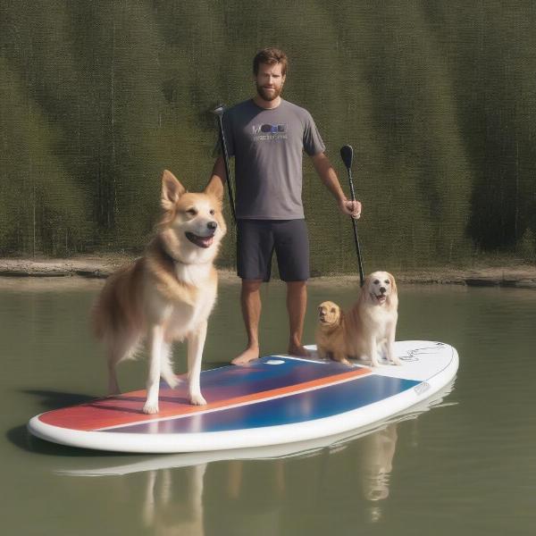 Choosing the right SUP board for your dog