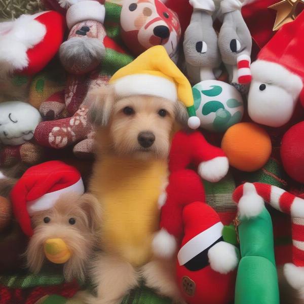 Safe and Festive Christmas Dog Toys