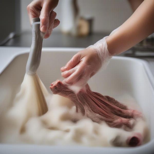 Preparing marrow bones for dogs