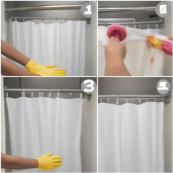 Cleaning a Dog Shower Curtain