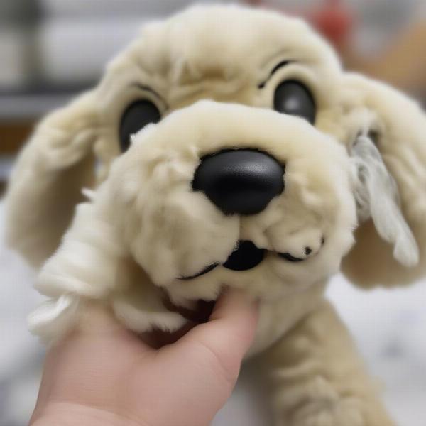 Cleaning a Douglas Plush Dog Toy