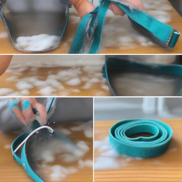 Cleaning and Maintaining a Teal Dog Harness