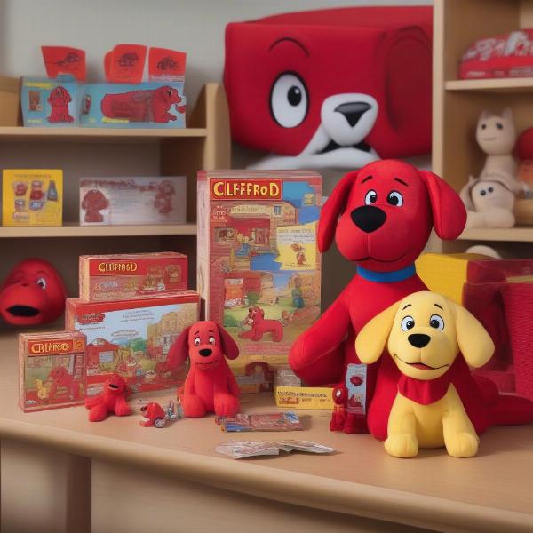 Variety of Clifford Toys