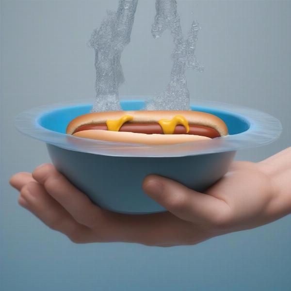 Cold Water Thawing a Hot Dog