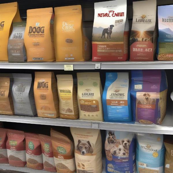 Comparing various dog food brands