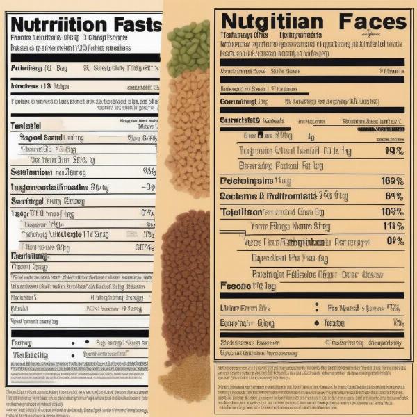 Comparing Dog Food Labels