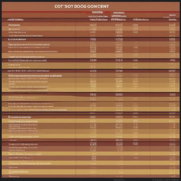 Comparing sodium levels in different hot dog brands