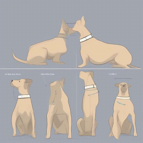 Correct Placement of an Over Under Dog Collar on a Dog