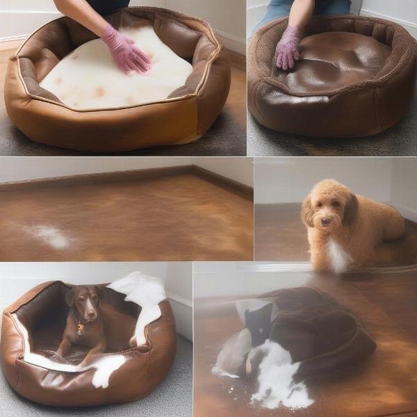 Cleaning a Cowhide Dog Bed