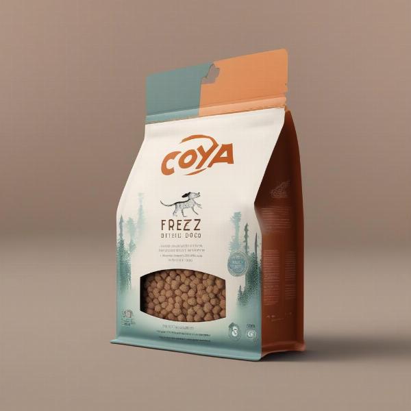 Coya Freeze Dried Dog Food Packaging