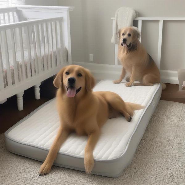 Crib Mattress and Dog Size Comparison