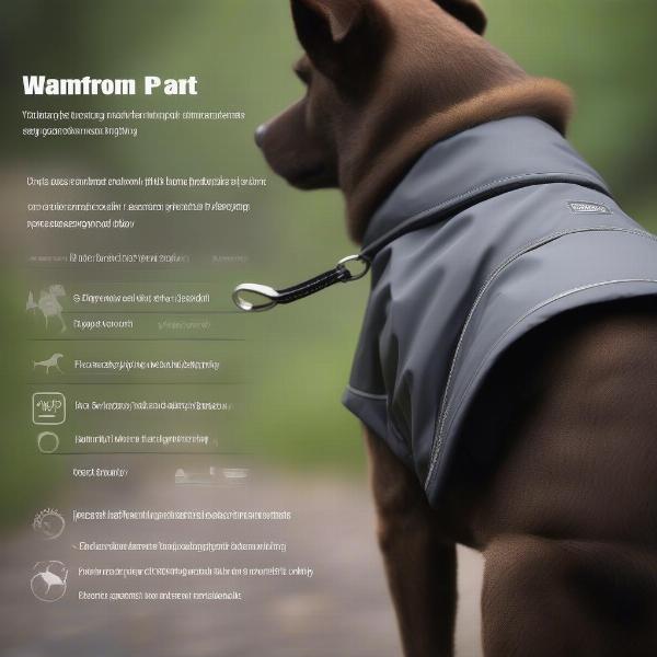 Features of a waterproof dog coat for large dogs