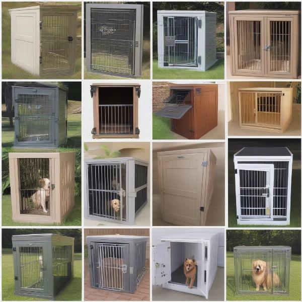 Different Dog Crate Door Types