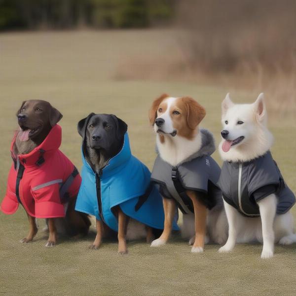 Variety of Dog Coats