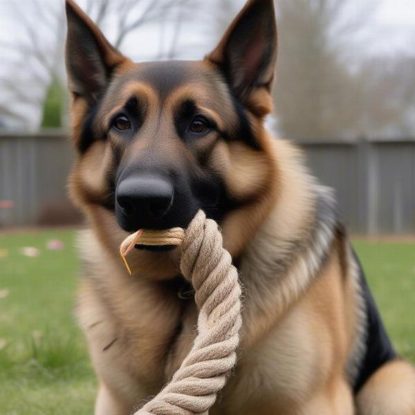 Durable outdoor toys for large dogs