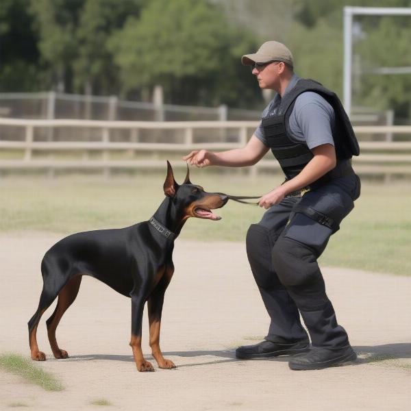 Doberman Service Dog Training