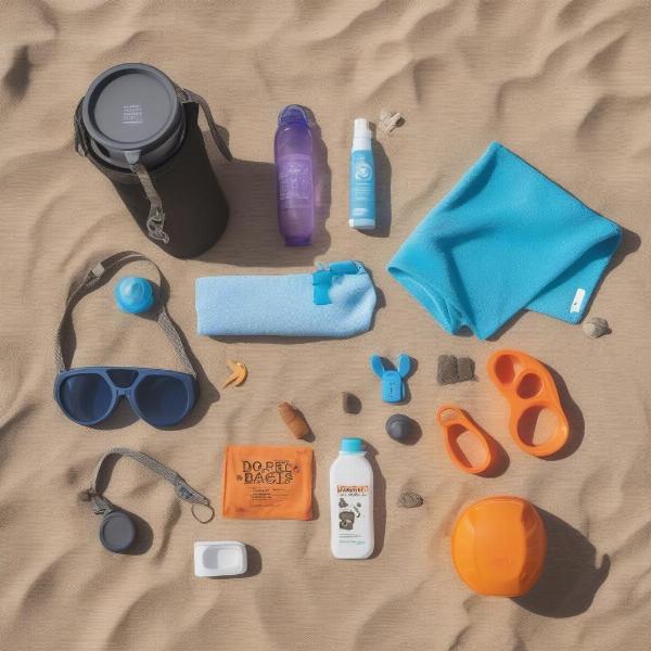 Essential items for a dog beach trip