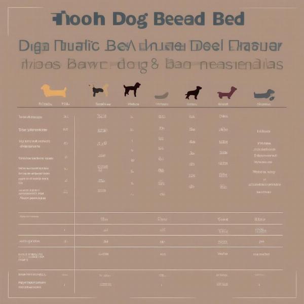 Comparison of Different Dog Bed Materials