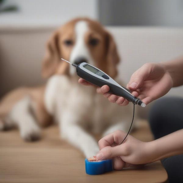 Testing Dog's Blood Glucose at Home