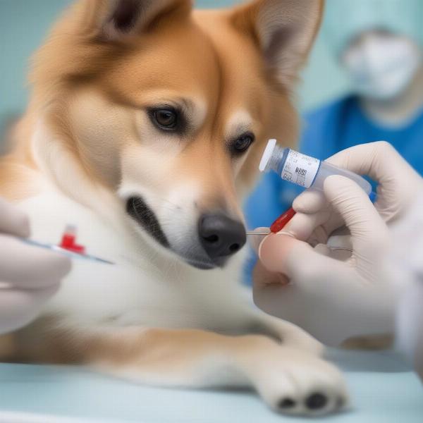 Dog Blood Test Procedure