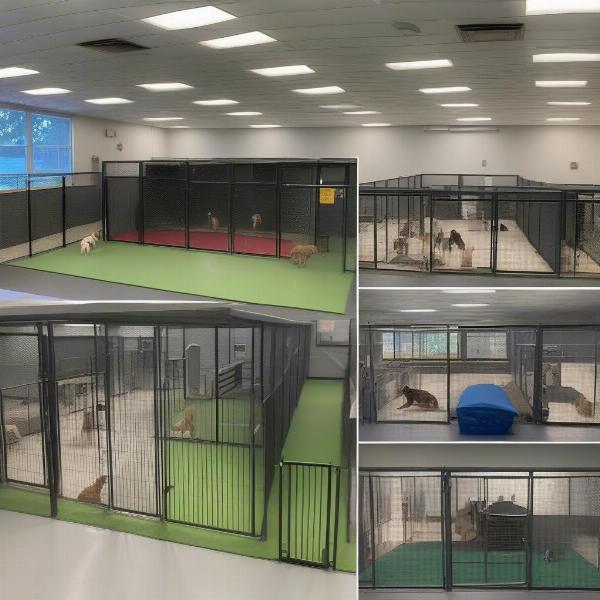 A clean and safe dog boarding facility in Beaumont, TX, with comfortable bedding and secure fencing.