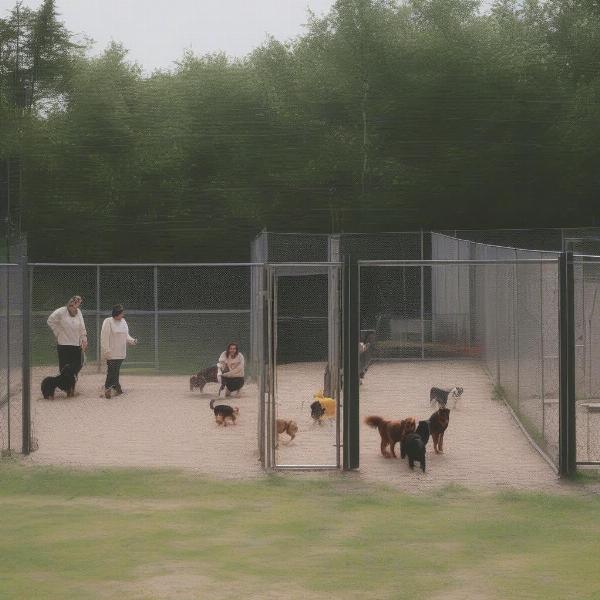 Daily Routine at a Dog Boarding Facility on Cape Cod